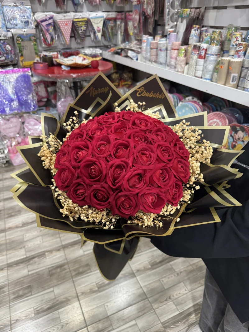 41 Lİ YAPAY GÜL BUKETİ